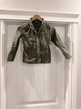 Bench Kids Olive Green Rain Jacket